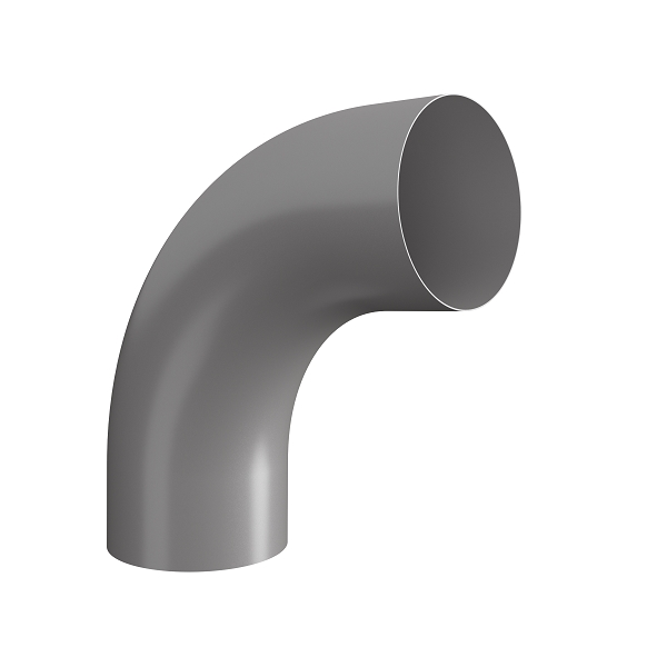 Lindab Anthracite Metallic 85 Conical Pipe Bend BK85 87mm
